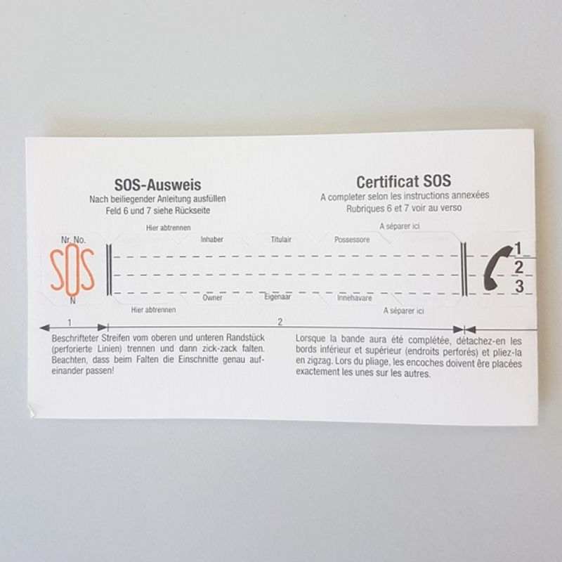 SOS kapsel 55 cm (medlemspris 200,-)